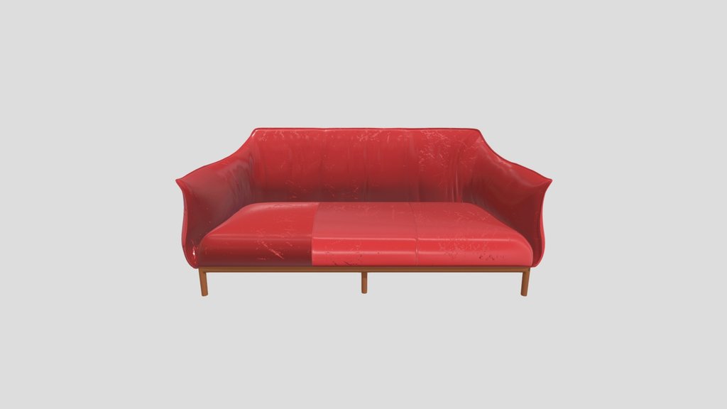 Lamezia 3 Seater Leather Sofa