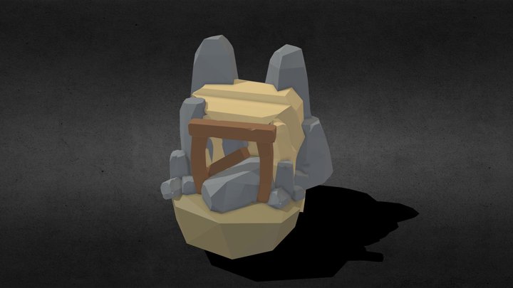 Stone Mine 3D Model