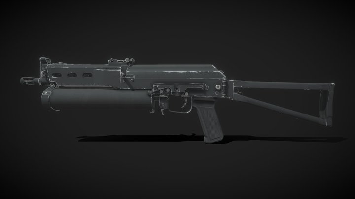 Bizon Counter Strike 2 3D Model