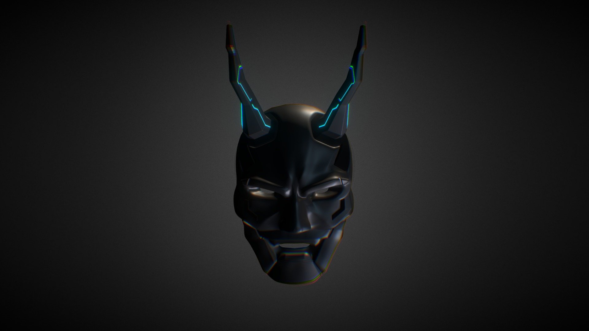 Cyberpunk mask concept - 3D model by antonbelyaev (@antonbelyaev) [9a5010a]