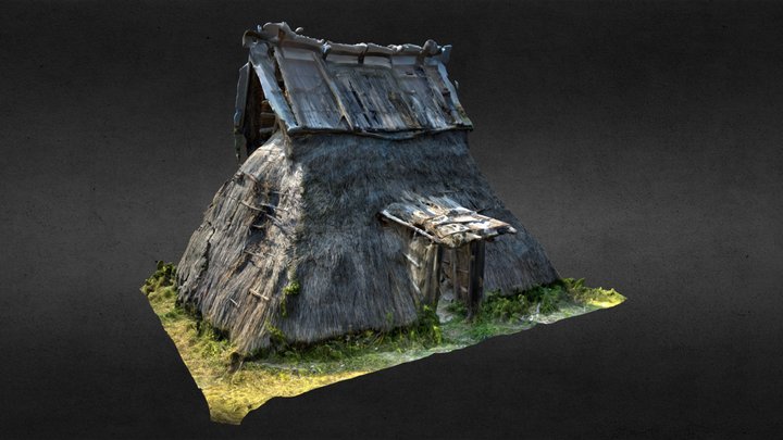 旭ふるさと歴史公園_竪穴式住居 3D Model