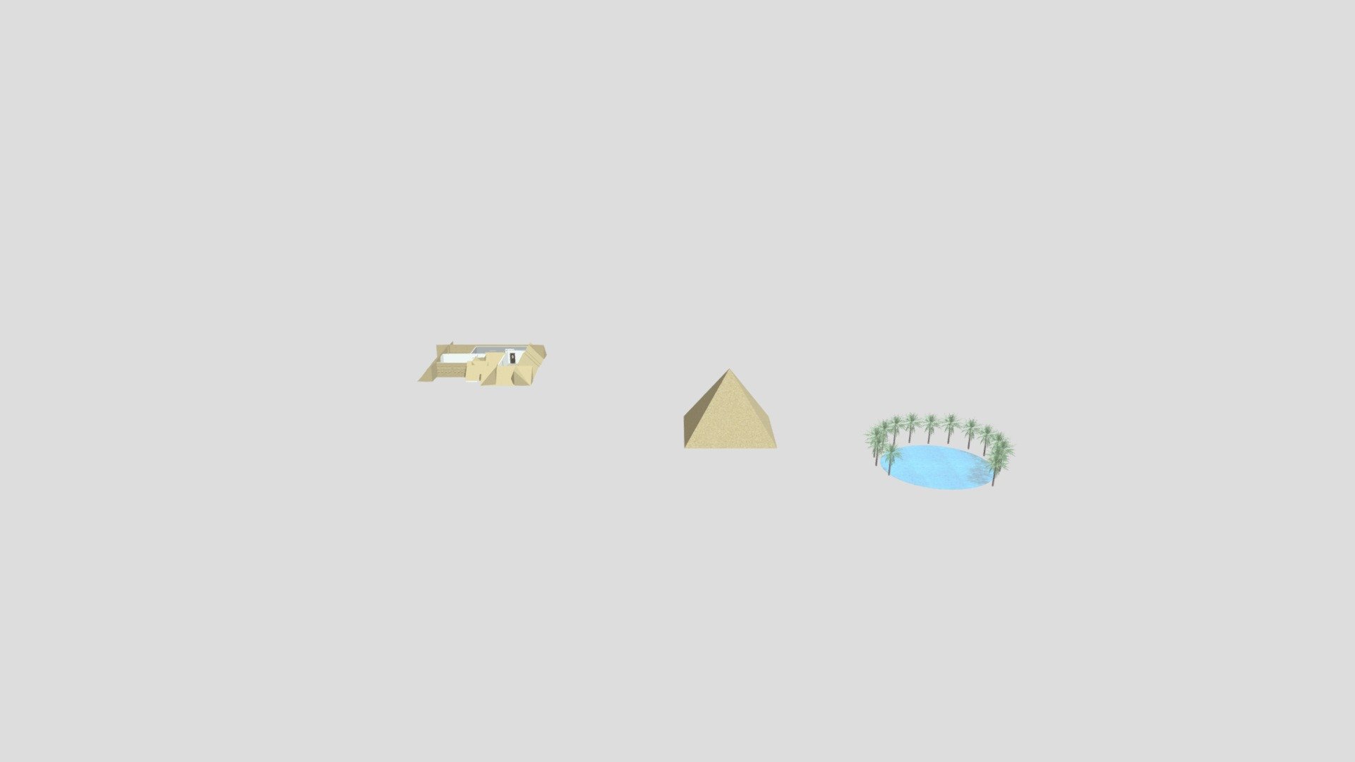 Hidden house in the desert