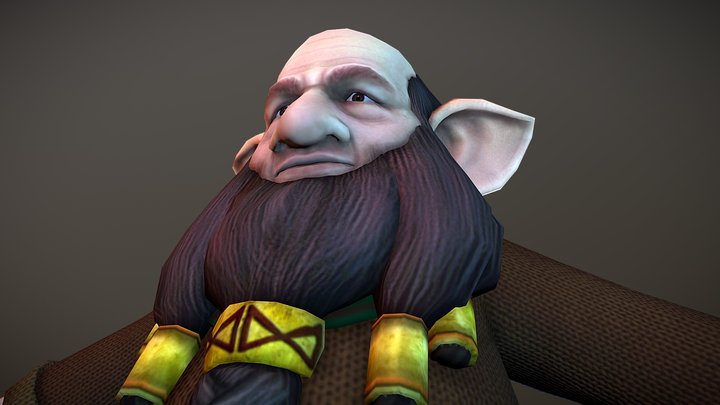 ELF DWARF 3D Model