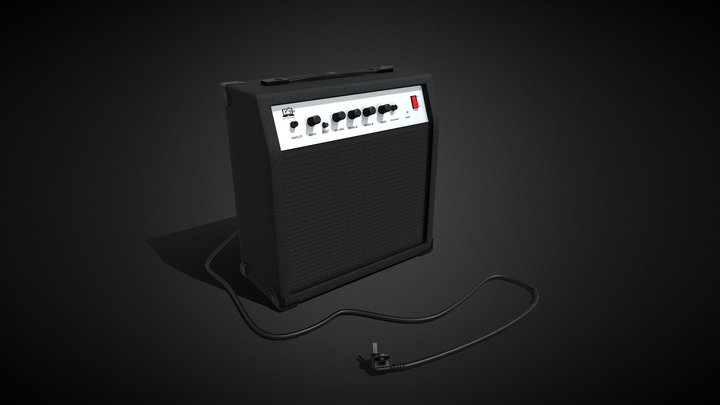 amplifier for guitar 3D Model