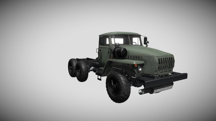 Ural-4320 3D Model