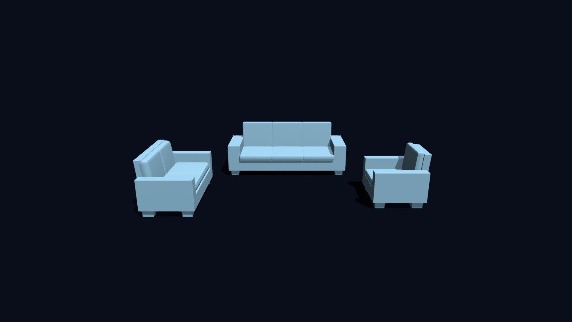 Three Piece Living Room Set
