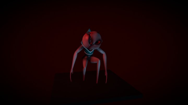 Horror Character Nina De Laet 3D Model