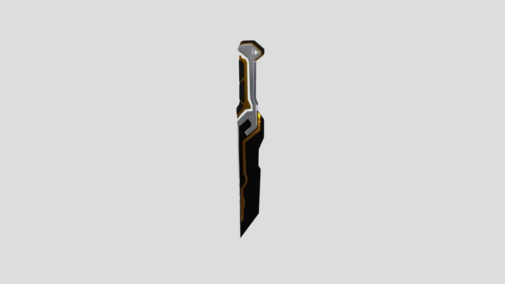 Glitch Knife From Valorant 3D Model