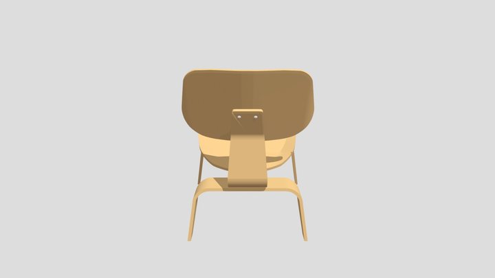 LCW Vintage Eames Chair 3D Model