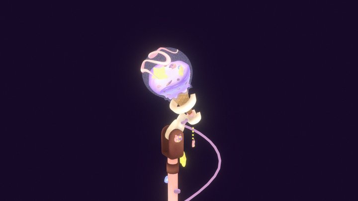 Icecream microphone 3D Model