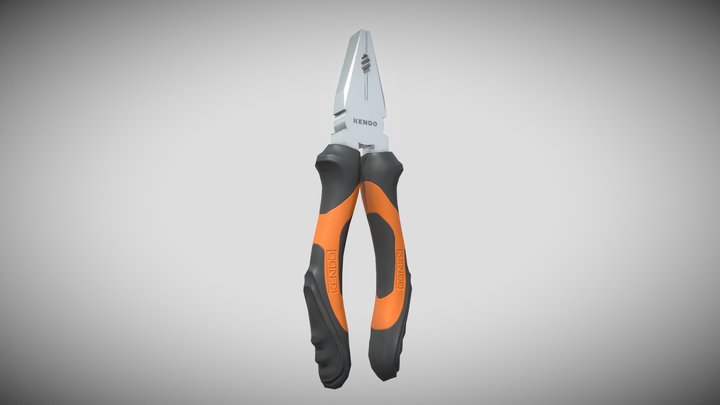 [Pipeline Study] Pliers 3D Model