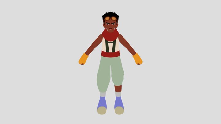Kako_scarf 3D Model