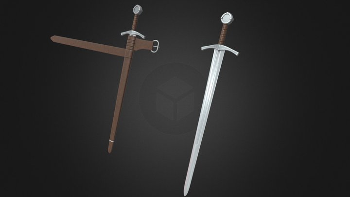 Long Sword 3D Model