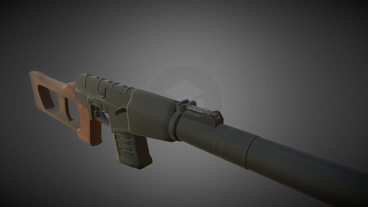 VSS Vintorez 3D Model