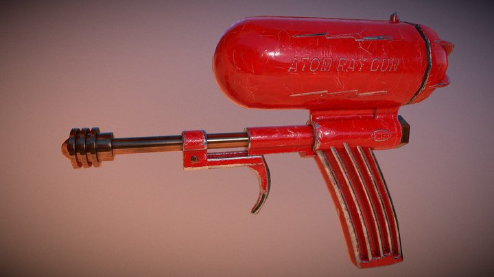 Atom Ray Gun Waterpistol – Free 3D Model STL