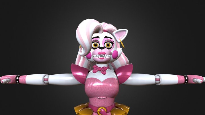 Glamrock toy Mangle 3D Model