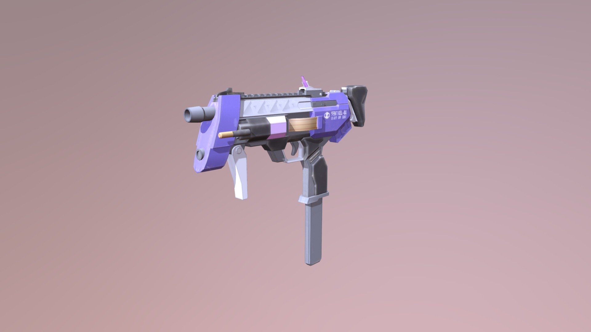 Sombra SMG FF - 3D model by Callum wagstaff (@Callumwag) [0b57548 ...