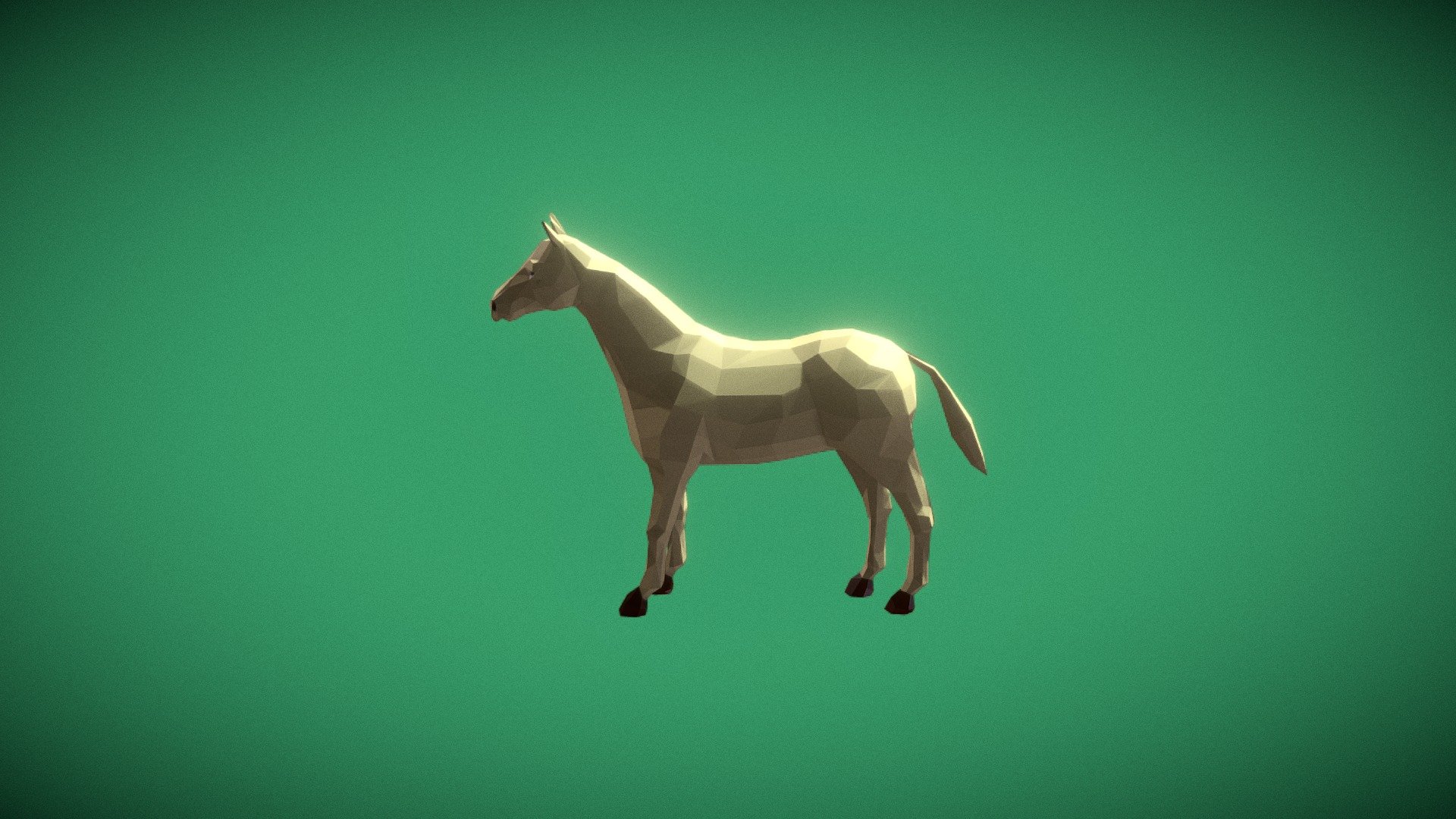 Poly Art : Horse