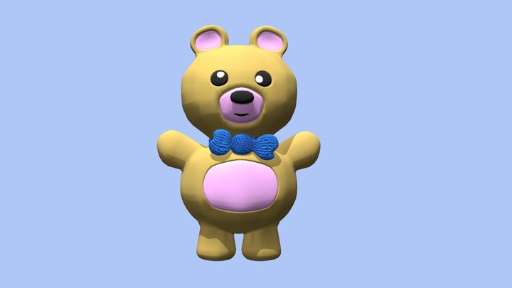 Teddy Bear 3D Model