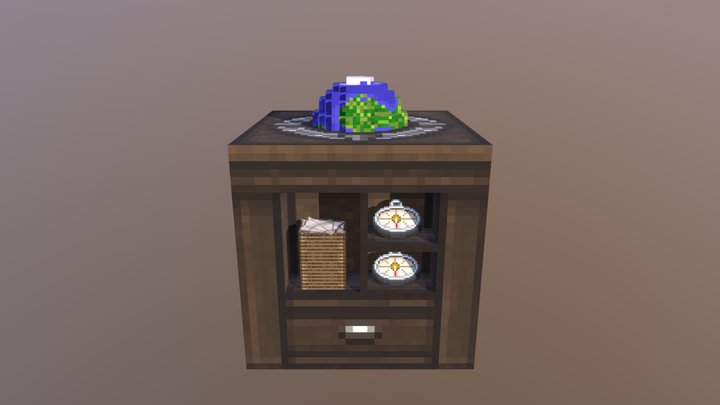 Cartography Table v1 3D Model