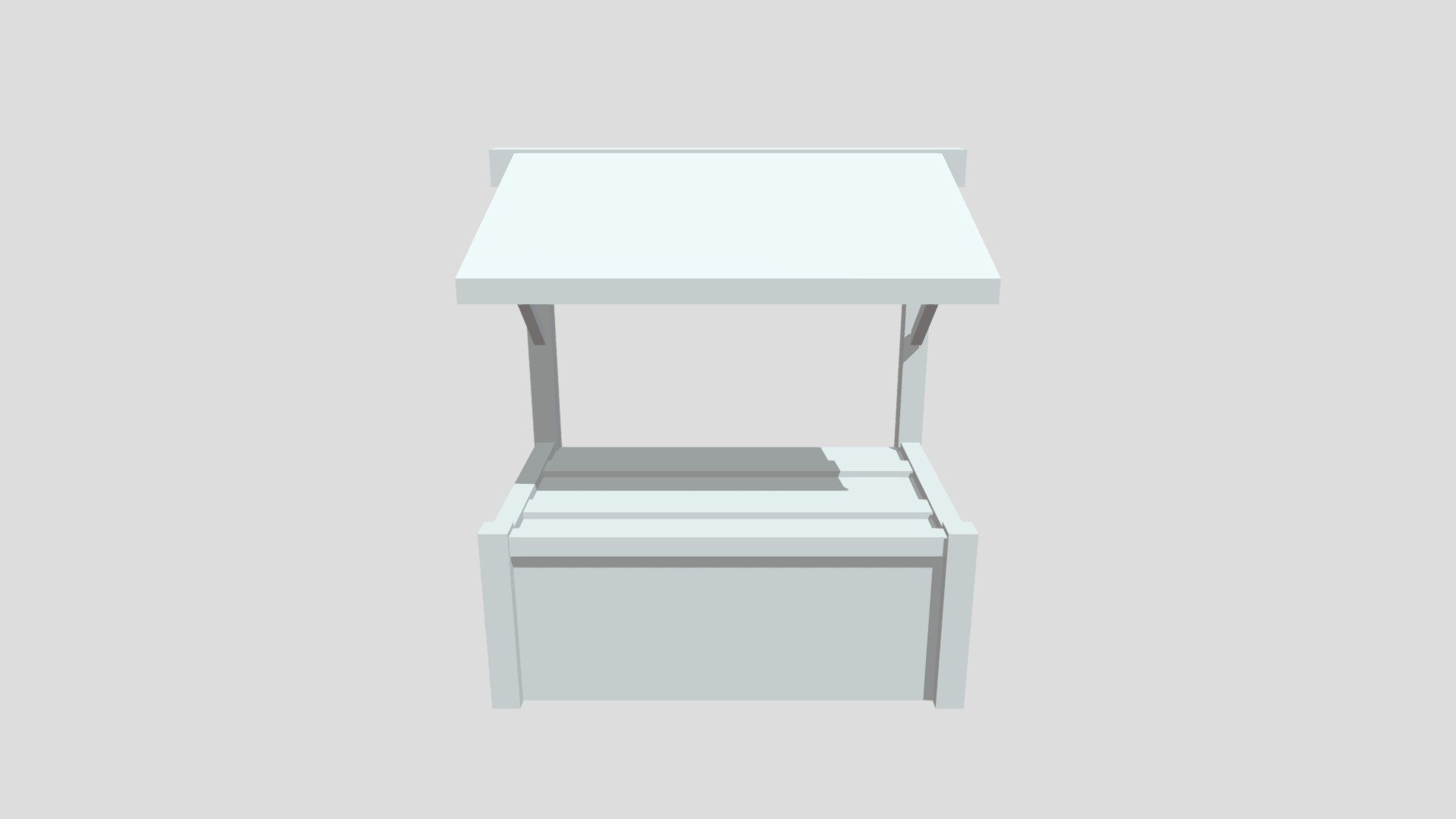 Market Stall — Sketchfab embed 3D viewer