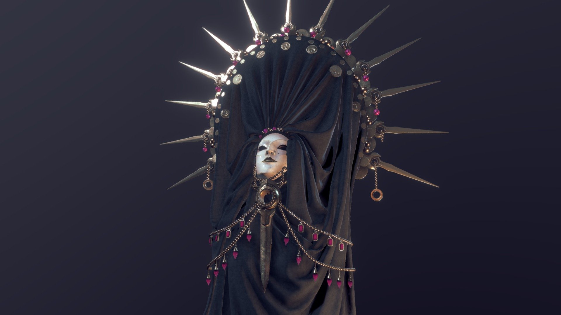 Dark Acolyte Sorceress - 3D model by brynethpaltrow [0b5b8fa] - Sketchfab