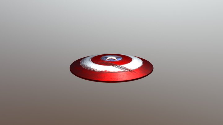 Cap'n Shield 3D Model