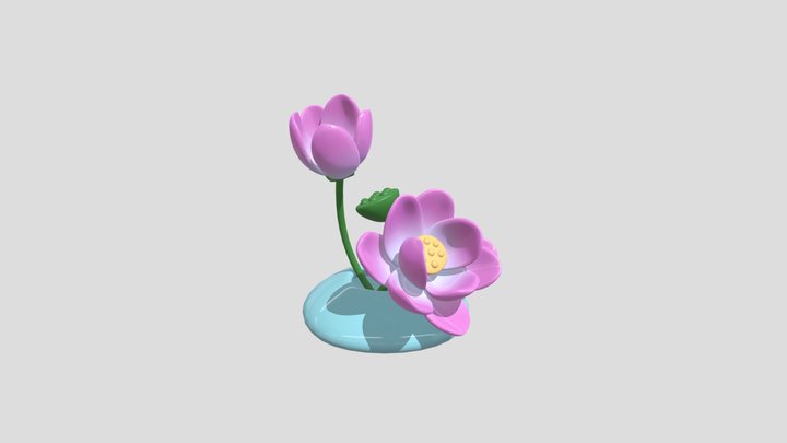 lotus plant 3D Model
