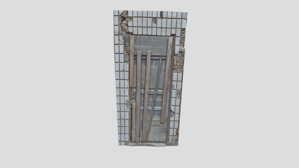 Scan Old Plant Door Red Brick