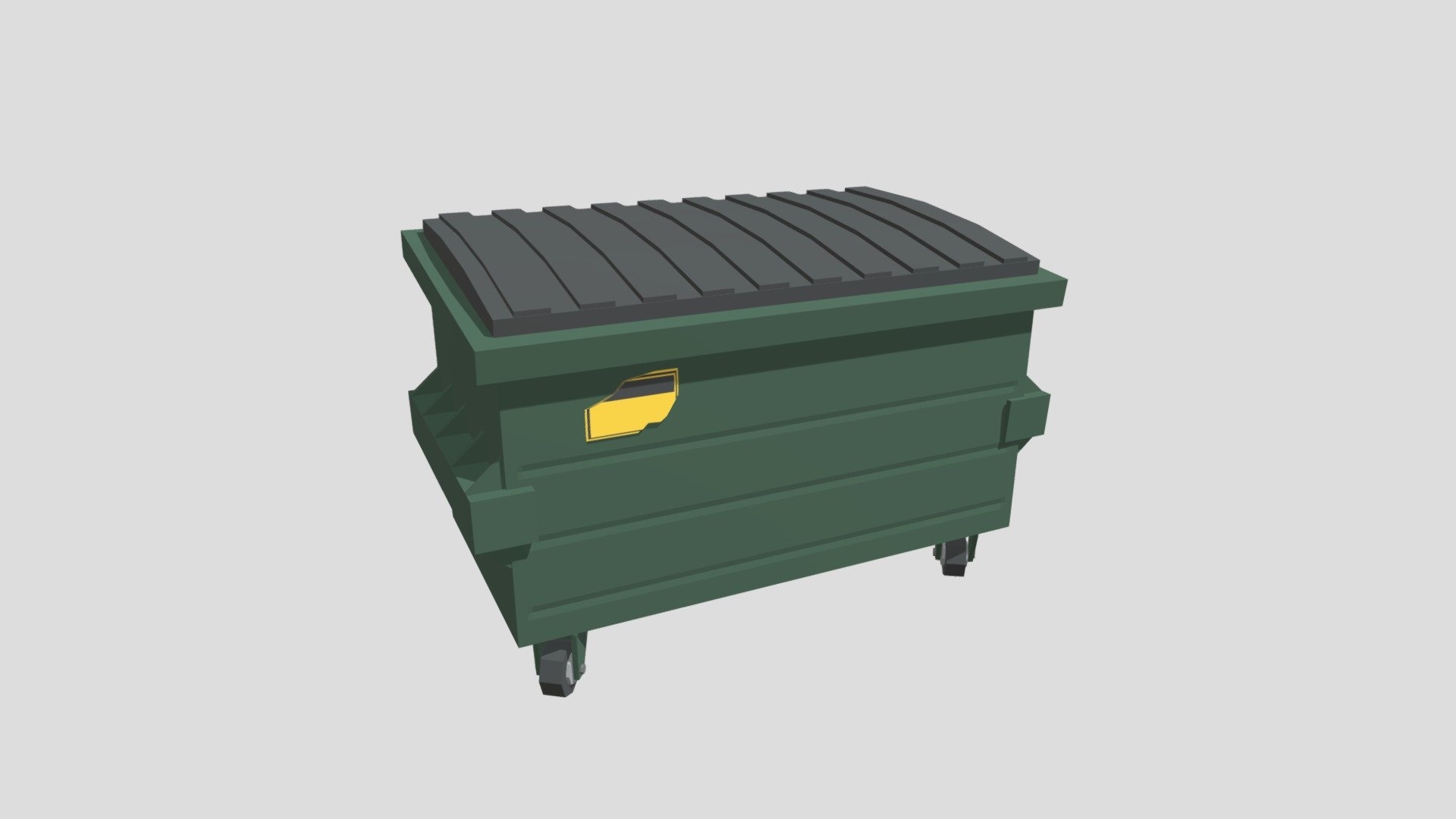 Low poly Dumpster