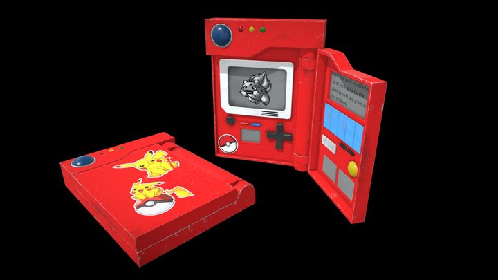 pokedex gen 1 3D Model