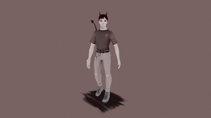 Demon Boy - Character Model 3D Model