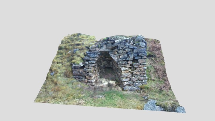 Lime Kiln near Barneycraig, Carrshield 3D Model
