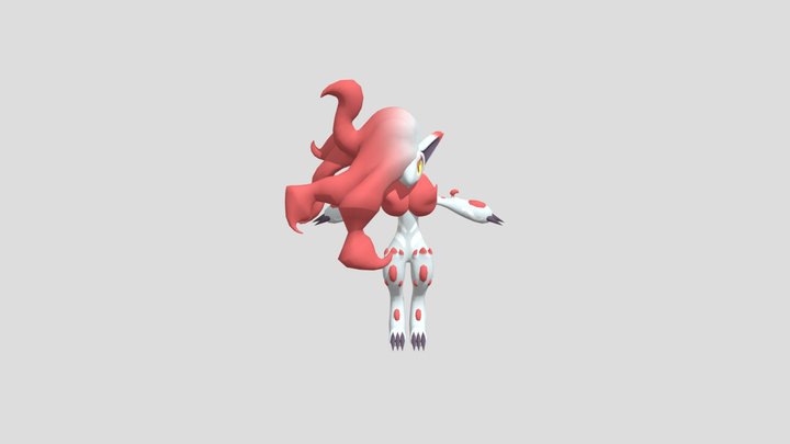 Hisuian Zoroark OUTDATED NEW VER IN DESC 3D Model