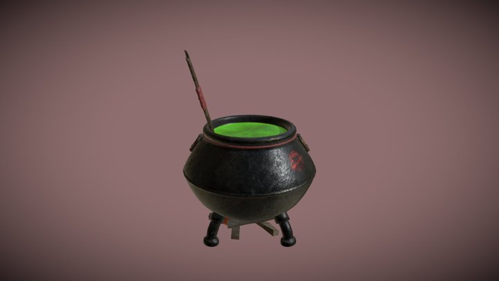 Magic cauldron 3D Model