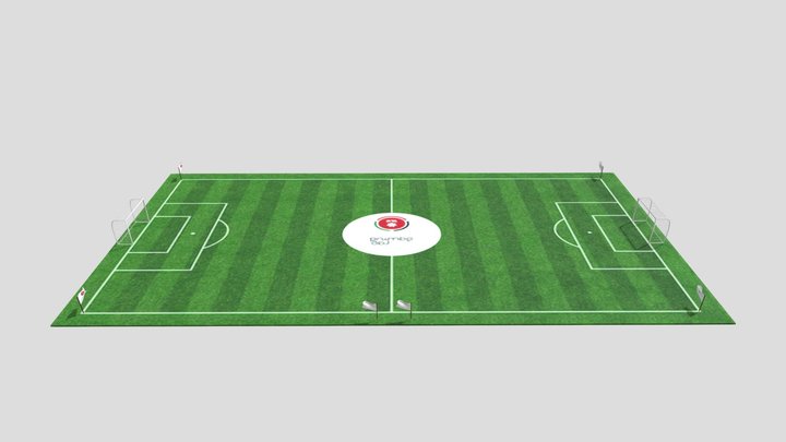 Football Court – Modello 3D gratuito STL