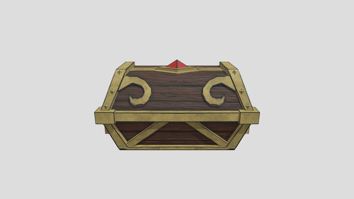 Random pirate chest 3D Model