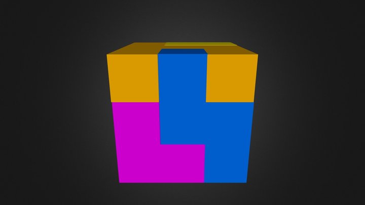 puzzle cube 3D Model