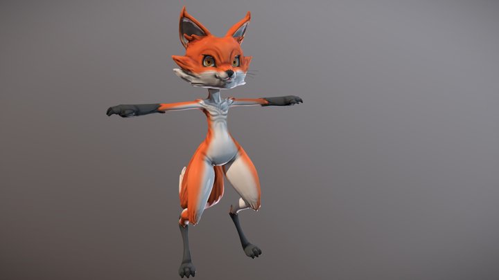 Quick Fox 9k 3D Model