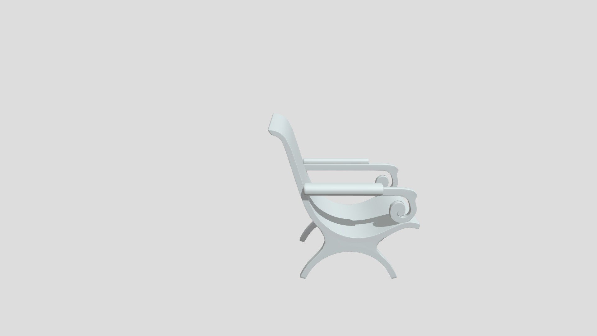 Rocking chair - 3D model by Sunil.Kumar.Naidu [0b63a15] - Sketchfab