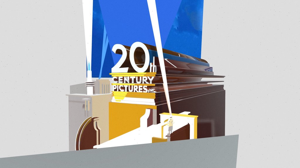 The Actual 20th Century Fox Logo History - A 3D model collection by