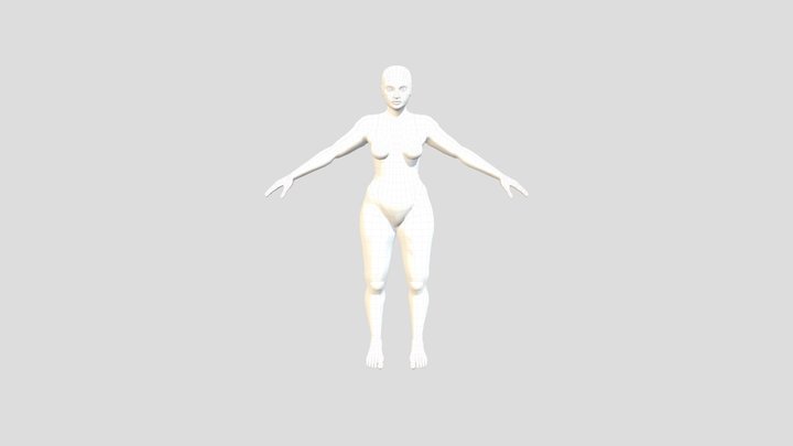 TopoTesting_Character_01_WIP 3D Model