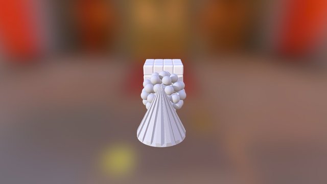Boxballcone 3D Model