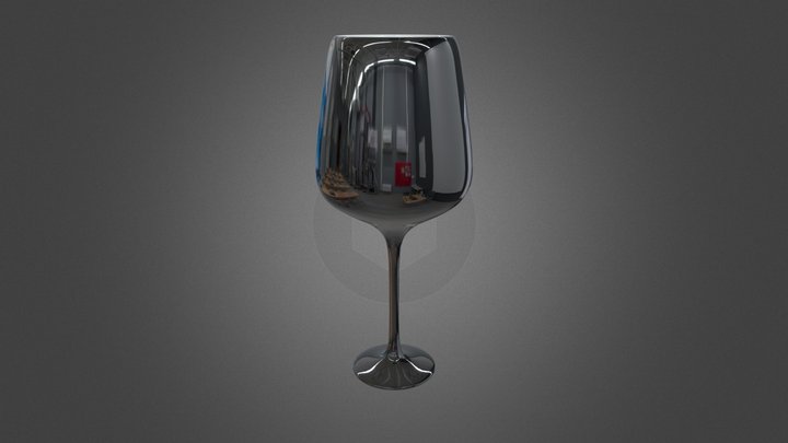 Wine Glass 3D Model