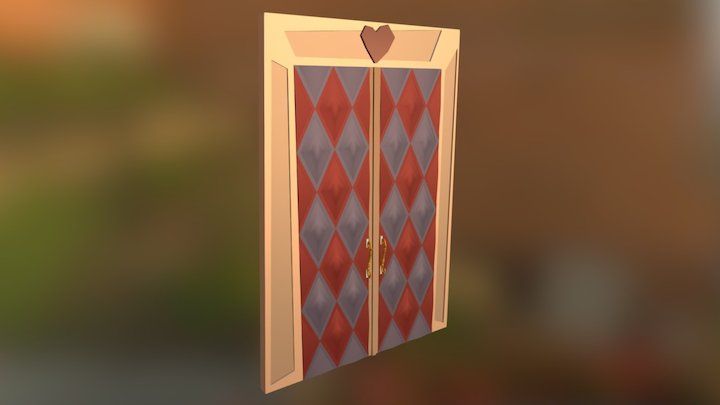 Queen of Hearts Doorway 3D Model