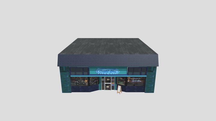 Crystalblue 3D Model
