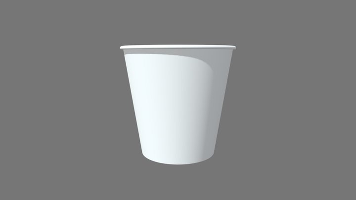 Papercup 3D models - Sketchfab