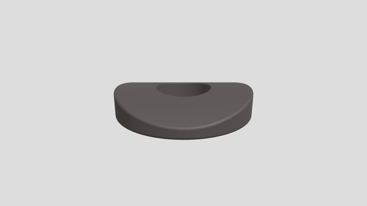 Button Brown 3D Model