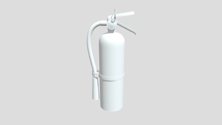 Fire Extinguisher 3D Model