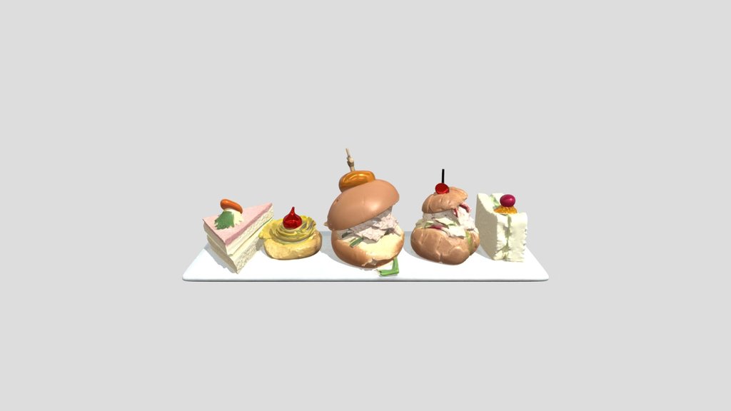 Assorted Savory Canapés Platter